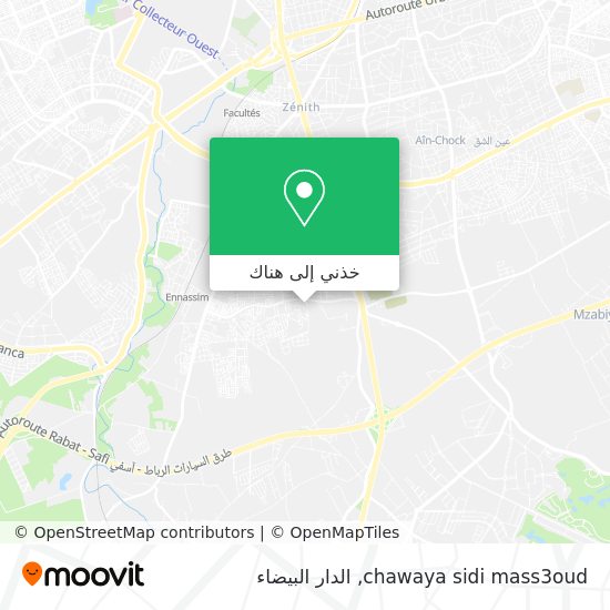 خريطة chawaya sidi mass3oud