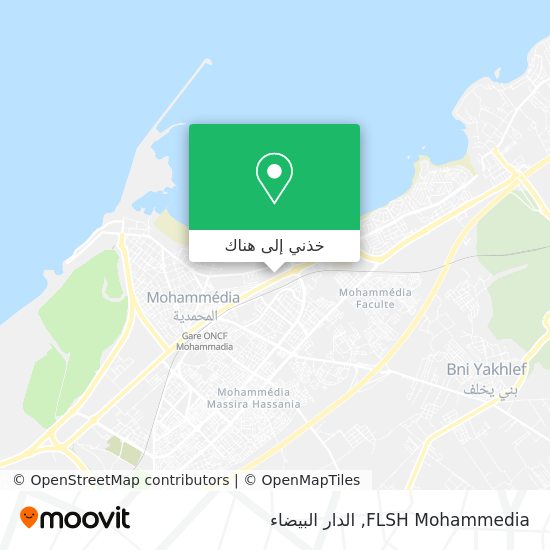 خريطة FLSH Mohammedia