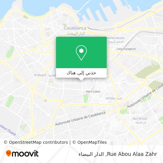 خريطة Rue Abou Alaa Zahr