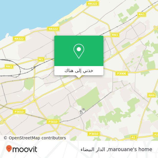 خريطة marouane's home