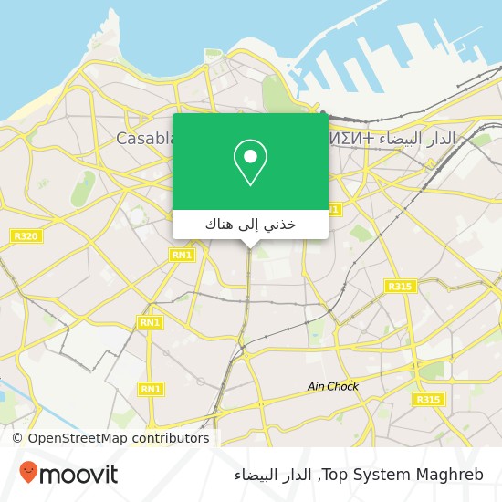 خريطة Top System Maghreb