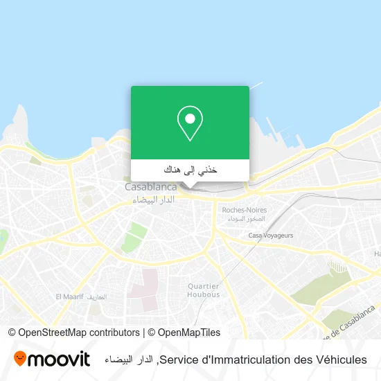 خريطة Service d'Immatriculation des Véhicules