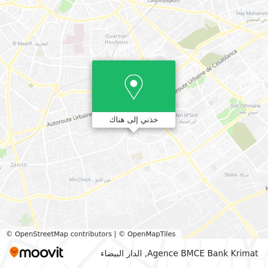 خريطة Agence BMCE Bank Krimat