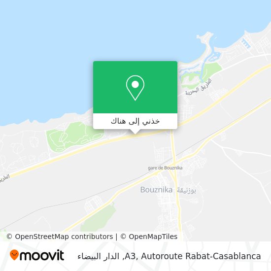 خريطة A3, Autoroute Rabat-Casablanca