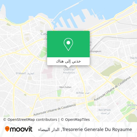 خريطة Tresorerie Generale Du Royaume