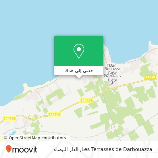 خريطة Les Terrasses de Darbouazza