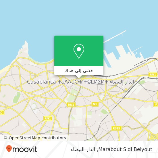 خريطة Marabout Sidi Belyout