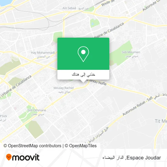 خريطة Espace Joudar