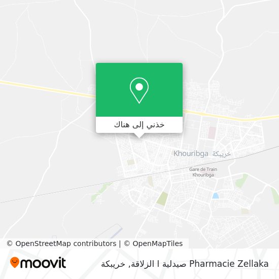 خريطة Pharmacie Zellaka صيدلية ا الزلاقة