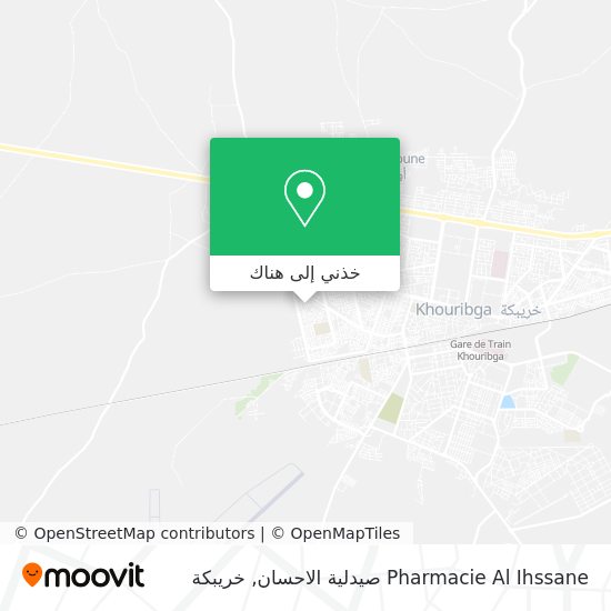 خريطة Pharmacie Al Ihssane صيدلية الاحسان