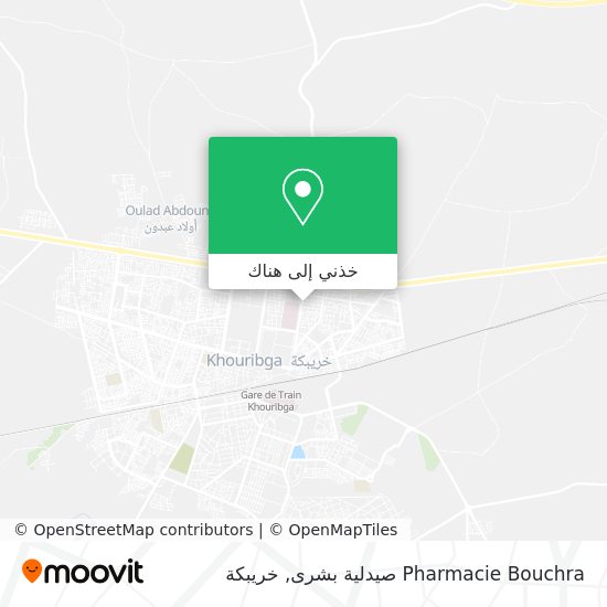 خريطة Pharmacie Bouchra صيدلية بشرى