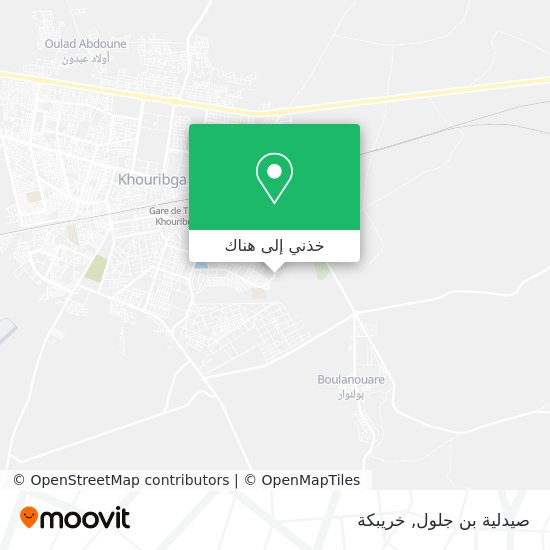 خريطة صيدلية بن جلول