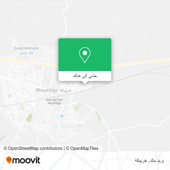 خريطة بريد بنك