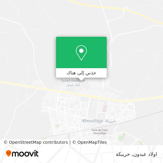 خريطة اولاد عبدون