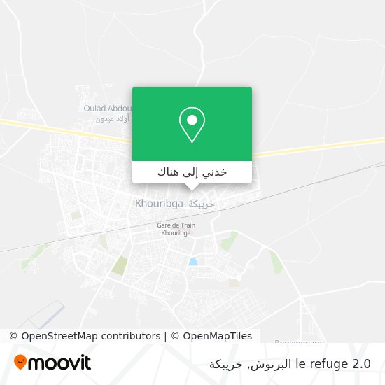 خريطة le refuge 2.0 البرتوش