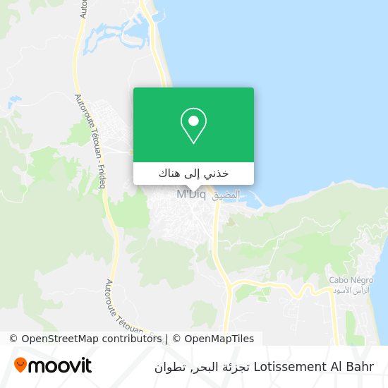 خريطة Lotissement Al Bahr تجزئة البحر