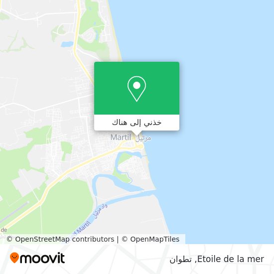 خريطة Etoile de la mer