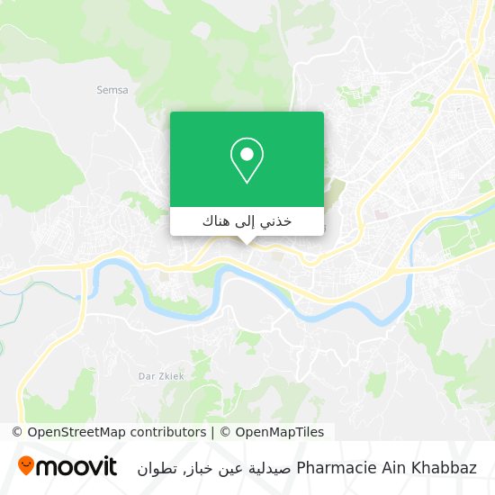 خريطة Pharmacie Ain Khabbaz صيدلية عين خباز