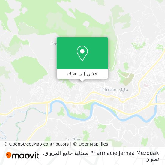 خريطة Pharmacie Jamaa Mezouak صيدلية جامع المزواق