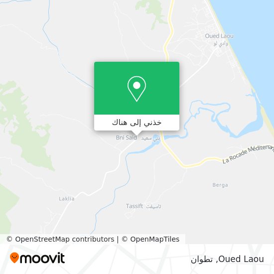 خريطة Oued Laou