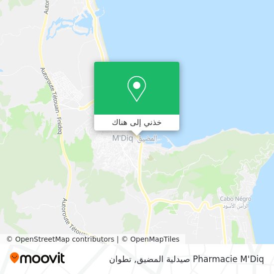 خريطة Pharmacie M'Diq صيدلية المضيق