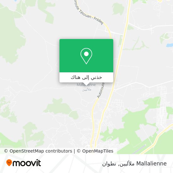خريطة Mallalienne ملأليين