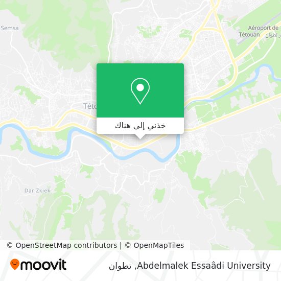 خريطة Abdelmalek Essaâdi University