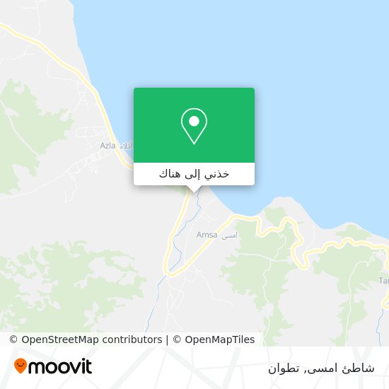 خريطة شاطئ امسى