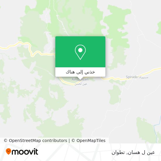 خريطة عين ل هسان