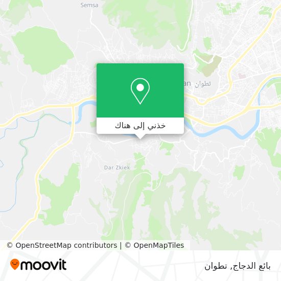 خريطة بائع الدجاج