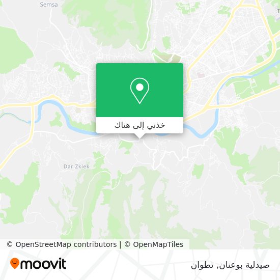 خريطة صيدلية بوعنان