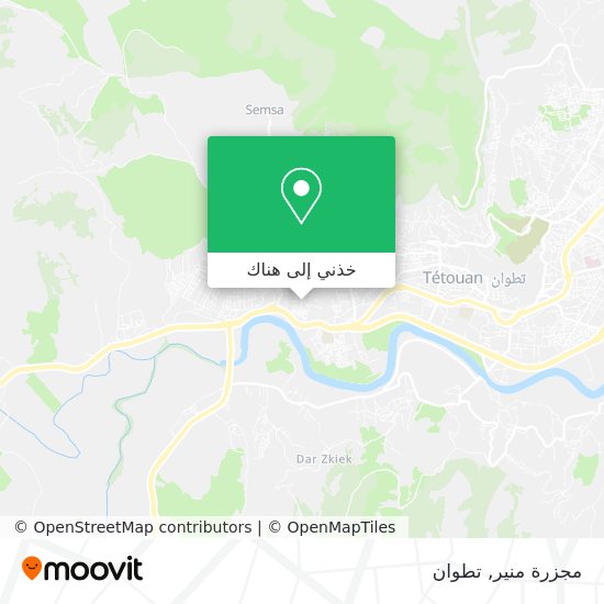 خريطة مجزرة منير