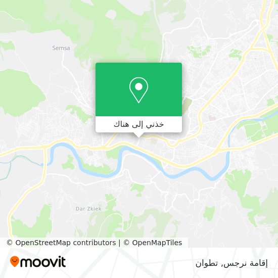 خريطة إقامة نرجس