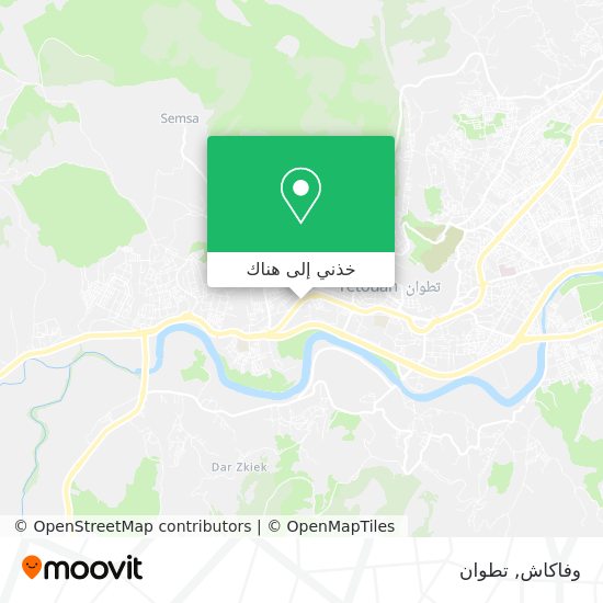 خريطة وفاكاش