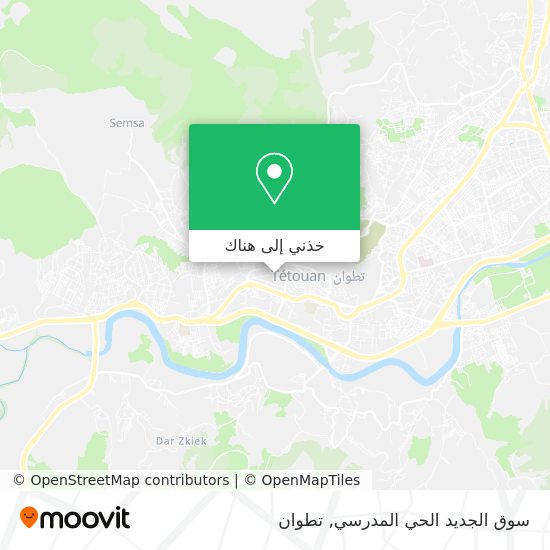 خريطة سوق الجديد الحي المدرسي