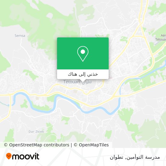 خريطة مدرسة التوأمين