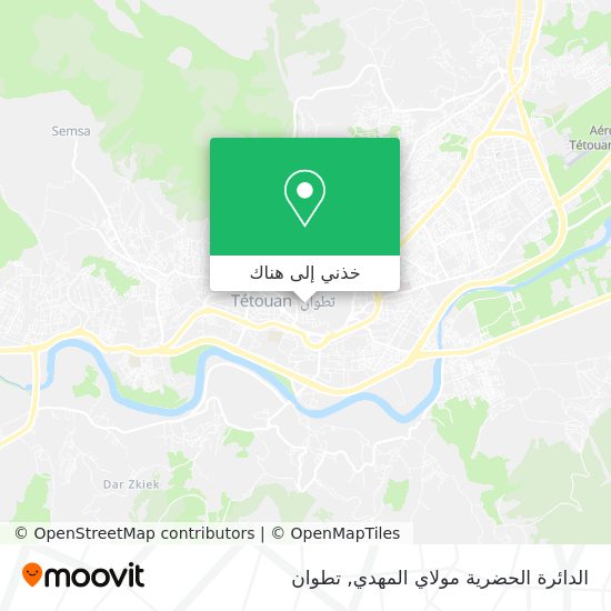 خريطة الدائرة الحضرية مولاي المهدي