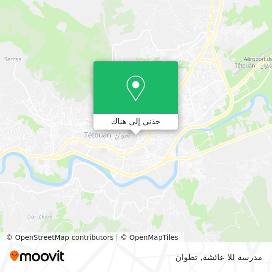خريطة مدرسة للا عائشة