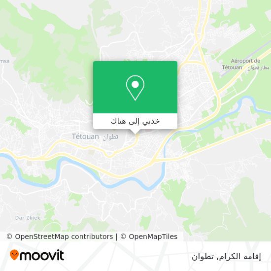 خريطة إقامة الكرام