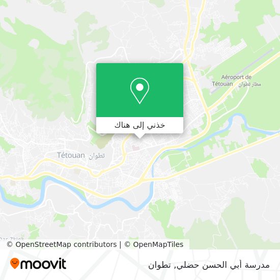 خريطة مدرسة أبي الحسن حضلي