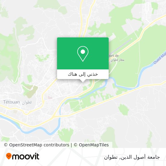 خريطة جامعة أصول الدين