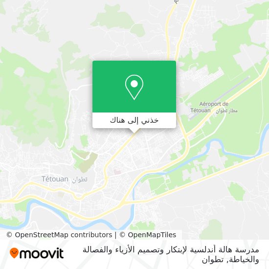خريطة مدرسة هالة أندلسية لإبتكار وتصميم الأزياء والفصالة والخياطة