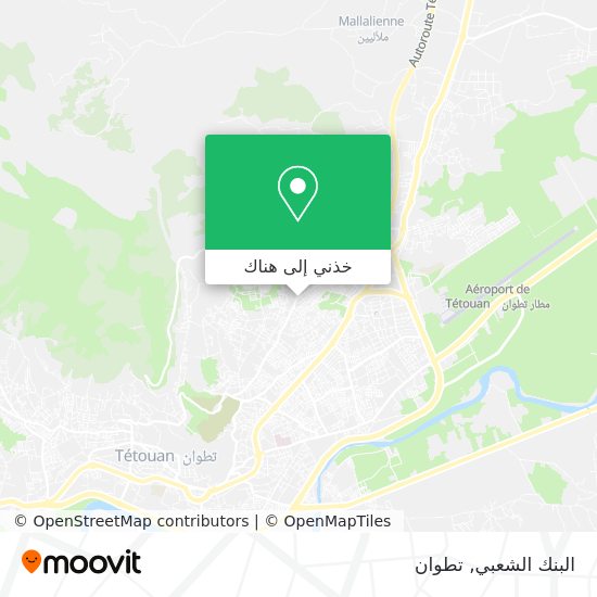 خريطة البنك الشعبي