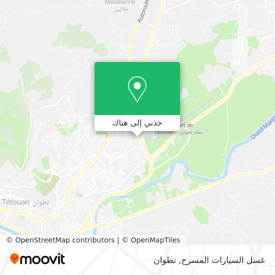 خريطة غسل السيارات المسرح