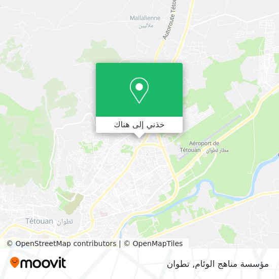خريطة مؤسسة مناهج الوئام