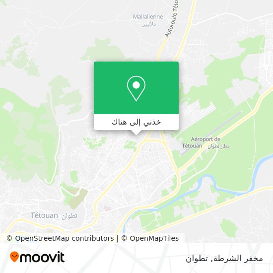 خريطة مخفر الشرطة