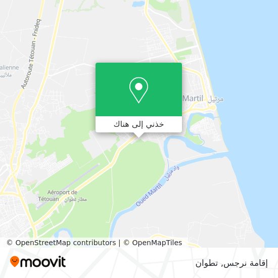 خريطة إقامة نرجس