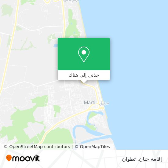 خريطة إقامة حنان