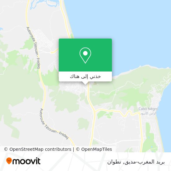 خريطة بريد المغرب-مديق