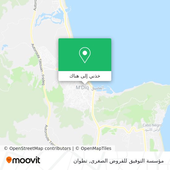 خريطة مؤسسة التوفيق للقروض الصغرى